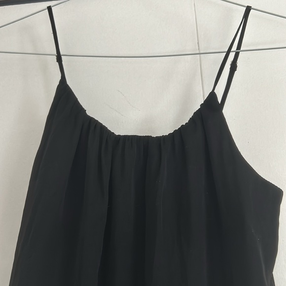 Lined little black dress with adjustable straps - Picture 2 of 3